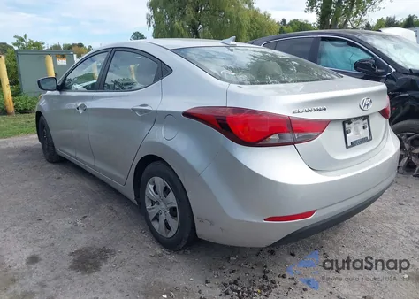 2016 Hyundai Elantra Se из США, поврежденный, VIN 5NPDH4AE5GH663671